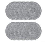 Almohadillas para fregona de piso duro, para Roborock, para saros 10R, S9 MaxV Slim, Z70, paños de repuesto de microfibra lavables, para aspiradoras robot (paquete de 10)