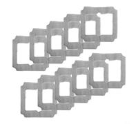 Almohadillas para fregona ECOVACS para winbot para mini W-CC02-0012, paños de limpieza de repuesto absorbentes de microfibra para piso, paquete de 4 o 10 (paquete de 10)