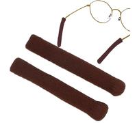 Almohadillas para gafas - 0,5 x 5,5 cm - Almohadillas elásticas para los brazos, almohadillas de punto para las orejas, almohadillas antideslizantes cómodas, accesorios para gafas con puntas suaves
