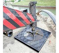 Almohadillas para Gatos de estabilizadores, Almohadillas irrompibles para Soportes de Gatos con Asas - Almohadillas de nivelación para caravanas duraderas y Resistentes al Desgaste para Esta