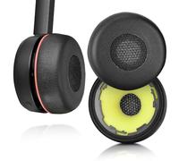 INF Almohadillas para Jabra Evolve 75/75+ / 75 UC / 75MS, Mejor Experiencia de Sonido, Suaves y cómodas, Ajuste Exacto, Experiencia de Sonido Mejorada, Fácil instalación