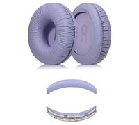 Almohadillas para la cabeza de 3 piezas compatibles con JBL Tune600BTNC T660NC T450 T500 T510BT, almohadillas de espuma y almohadillas para diadema para Tune600 (morado)