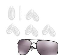 Almohadillas para la nariz para gafas, 5 pares de almohadillas de silicona suave, para gafas de sol Oakley