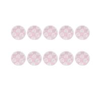 Almohadillas para lactancia materna, 10 Uds., reutilizables, lavables, transpirables, cómodas, almohadillas para pezones de lactancia con bolsa de almacenamiento (Arcoíris)