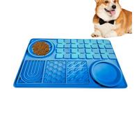 Almohadillas para lamer para perros, estera para comer comida para perros,Almohadillas para lamer alimentos Tazón de alimentación lenta | Alfombrilla de silicona para entrenamiento para perros, gatos,