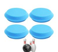 Almohadillas Para Lijar Bolas De Bolera,Almohadillas De Lijado Para Bolas De Bowling | Juego de 4 Piezas Práctico para Mantenimiento Acabado Texturizado Renovación Rodada Suave Mejora del Agarre