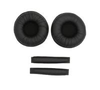 Almohadillas para los oídos y Diademas para Auriculares Sennheiser PX100/200/100-II, Ajuste Exacto, Experiencia de Sonido Mejorada, Cuero, Espuma Suave