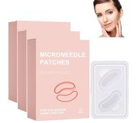 Almohadillas para los ojos con colágeno, antiarrugas, disuelven ácido hialurónico, antiarrugas, líneas finas, reafirmante y lifting, parches para ojos contra arrugas (3 cajas (12 unidades)