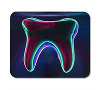 Almohadillas para Mouse Clínica Dentista Doctor Que Brilla intensamente Médico Odontología Dientes Tapete para el ratón Alfombrilla para ratón