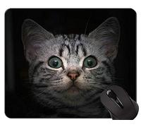 Almohadillas para mouse, diseño de gel de sílice suave Shorthair Cat Custom original alfombrilla de ratón, British Shorthair alfombrilla de ratón con borde cosido