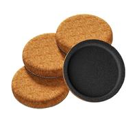 Almohadillas para muebles de fieltro - 4 piezas deslizantes para muebles, paño antiadherente resistente al calor + EVA para suelos de madera para el desplazamiento de muebles pesados, 4 piezas