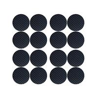 Almohadillas para Muebles de, Gruesa Antideslizante para pies con Agarre para el Coche, se Detiene la Diapositiva - Almohadillas Adhesivas - Protectores (Redondo 38 mm 16 Piezas)