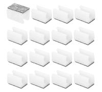 Almohadillas para Muebles Paquete de 16/24 Fundas for Patas Silla con Almohadillas Fieltro, protección for el Suelo, Cubierta for Muebles y mesas for Suelos Madera Dura(White,Size 1)