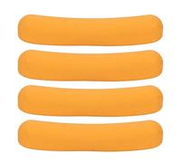 Almohadillas para Muletas 4 Piezas para Evitar Resbalones, Mantener la Comodidad Cojín para Muletas Alta Elasticidad para la Mayoría de las Muletas (Naranja)