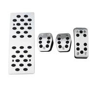 Almohadillas para Pedales de Coche para Focus 2 MK2 RS ST 2005-2011. Cubiertas de Acero Inoxidable para Pedales de Embrague Acelerador y Freno.