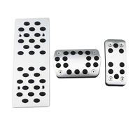 Almohadillas para Pedales de Coche para Focus 2 MK2 RS ST 2005-2011. Cubiertas de Acero Inoxidable para Pedales de Embrague Acelerador y Freno.