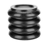 Almohadillas para pie de Piano, Copas giratorias Antideslizantes Madera de Haya Redonda para Piano Vertical 4 Piezas Negro for músicos hogar Estudio Escuela