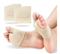 Almohadillas Para Pies Metatarsianas, Almohadillas Metatarsales Transpirables, CóModas Y Suaves, Reducen La PresióN En El Antepié, Lavables Y Reutilizables Para Mujeres Y Hombres, Uso Diario