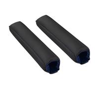 Almohadillas para Reposabrazos de Silla de Ruedas, 2 Piezas, Universal para Silla de Oficina y Escritorio, Reversible Negro/Gris, 30x15x7 cm (11.8x5.9x2.8 in)