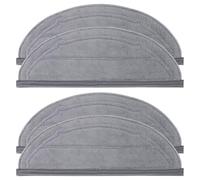 Almohadillas para robot aspirador Roborock Q10 S5+/Q10 S5, paquete de 4 toallitas lavables y reutilizables