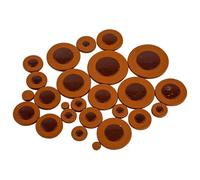 Almohadillas Para Saxofón Almohadillas Para Saxofón Alto Resonador De Plástico Almohadillas Para Saxofón Deluxe Accesorios Para Almohadillas Para Saxofón Alto SAX(Brown)
