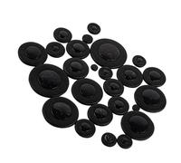 Almohadillas Para Saxofón Almohadillas Para Saxofón Alto Resonador De Plástico Almohadillas Para Saxofón Deluxe Accesorios Para Almohadillas Para Saxofón Alto SAX Kit de Saxofón(Black)