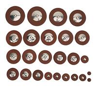 Almohadillas para saxofón, hechas de piel de cordero 25 piezas tamaños múltiples almohadillas para clarinete for músicos profesionales estudiantes reparación saxo tenor y clarinete