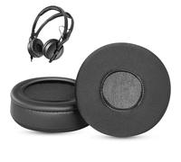 Almohadillas para Sennheiser HD25 HD25 Plus HD25 Light HD250BT Reemplazo para Auriculares Cuero de Proteína Espuma Viscoelástica con Gel Refrescante Negro