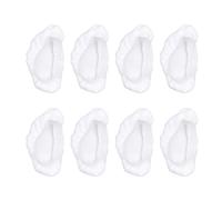 Almohadillas para trapeador de vapor de 8 PC para limpiador de vapor de mano, accesorios para trapeador de vapor de microfibra reutilizable para pisos de vapor para pisos duros,