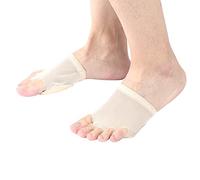 Almohadillas para Zapatos de Pata de Baile, 1 par de Correas para Pies, 5 Dedos, Almohadilla para Pata de Ballet, Zapatos de Protección para antepié de Baile Altamente Flexibles (L)