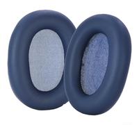 Almohadillas premium para auriculares Sony WH-1000XM6 sobre la oreja de cuero de proteína suave cubiertas de espuma viscoelástica comodidad mejorada azul oscuro (C)
