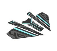 Almohadillas Protectoras Antideslizantes Lateral Tanque Combustible Motocicleta Para CFMOTO 450 SR 450SR 2022-2023 Pegatinas Las Rodillas Pegatina Tanque(Cyan blue Set)