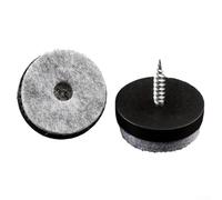 Almohadillas protectoras de suelo para muebles, 20 unidades, deslizadores de fieltro con clavos para patas de silla, mesa, protector silencioso contra arañazos para madera dura para azulejos de 20-28