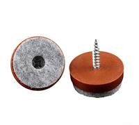 Almohadillas protectoras de suelo para muebles, 20 unidades, deslizadores de fieltro con clavos para patas de silla, mesa, protector silencioso contra arañazos para madera dura para azulejos de 20-28