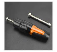 Almohadillas Protectoras Marco Motocicleta CNC Deslizadores Escape Protectores Contra Choques Para CBR125R CBR150R CBR250 CBR250R Protector contra choques(C-naranja)