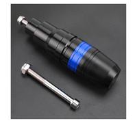 Almohadillas Protectoras Marco Motocicleta CNC Deslizadores Escape Protectores Contra Choques Para CBR125R CBR150R CBR250 CBR250R Deslizadores marco(B-Azul)