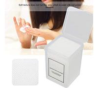 Almohadillas Quitaesmalte de Uñas, Removedor de Esmalte de Uñas de Gel, Toallita Limpiadora de Gel de Esmalte de Manicura, 200 Piezas de Papel de Almohadilla de Algodón para