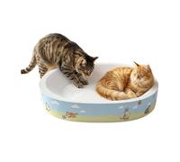 Almohadillas rascadoras para gatos, cama de descanso de fibra vegetal, alfombrilla para rascar gatos, para razas pequeñas, medianas y grandes, muebles, protección de puertas, enriquecimiento de