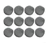 Almohadillas redondas de repuesto para limpiadoras Purerobo W R1 W R3 W R3S W R4 W R4S 168 188 Robot Cleaners Soft Non-Scratch Cloth Set (gris)