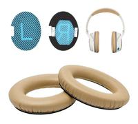 Almohadillas Repuesto para Bose, Auriculares Amortiguador del cojín de oído de la Espuma de 2 Pedazos y 4 de Repuesto de Almohadillas Internas, para QuietComfort QC35 II/QC2/QC15/QC25/QC45/AE2/i/w