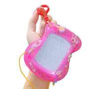 Almohadillas reutilizables para garabatos, tableta de dibujo, llavero portátil, juego de tablero de arte, perfecto para niños, viajes, pintura pequeña