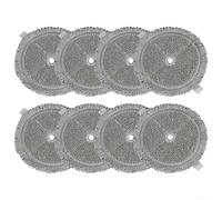 Almohadillas reutilizables para limpieza de suelo para Bosch para aspiradora Unlimited 7 ProHygienic BCS71HYG1 BCS71HYG4 BCS71HYGGB (paquete de 8)