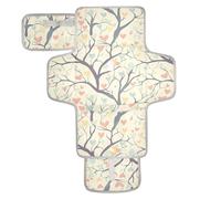 Almohadillas reutilizables para orina de bebé con bolsillo de pañuelos, cambiador para cambiador, para mamá, papá, árbol, amor, pastel, simple