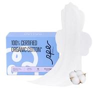 Almohadillas sanitarias 100% orgánicas para mujer, ultra delgadas, extra pesadas con alas, almohadillas menstruales de algodón para cubrir el período, almohadillas femeninas de súper absorción