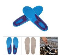 Almohadillas Suaves de Silicona para Calzado Deportivo, Plantillas Antigolpes, Protector de Pie Azul (1 par) para Correr y Escalar (Código M 38-43)
