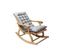 Almohadillas suaves para silla mecedora, cojines de asiento acolchados gruesos antideslizantes con lazos para muebles de interior y exterior