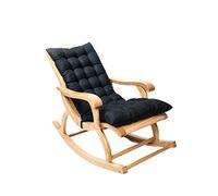 Cojines para mecedora, cojines suaves para silla mecedora, cojines antideslizantes para silla mecedora de jardín, cojines acolchados gruesos con lazos para muebles de interior y exterior (silla no