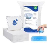 Almohadillas superabsorbentes para cómoda - 90 almohadillas de forro de cómoda, almohadillas de gel superabsorbentes, desechables, para revestimientos de tocador de mesita de noche, inodoro portátil, camping, a prueba de fugas, sin olor