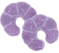 Almohadillas Terapia Mama, 3 en 1 de Refrigeración y Calor para el Pecho, Mujeres Accesorio de Lactancia, Aliviar el Dolor y la Hinchazón de los Senos, 2 Unidades (morado)