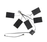 Almohadillas térmicas eléctricas 5 en 1, almohadillas térmicas eléctricas para ropa, pieza de sábana calentada de fibra de temperatura ajustable para calentar ropa, guantes